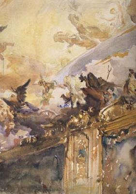John Singer Sargent Tiepolo Ceiling,Milan (mk18) oil painting picture